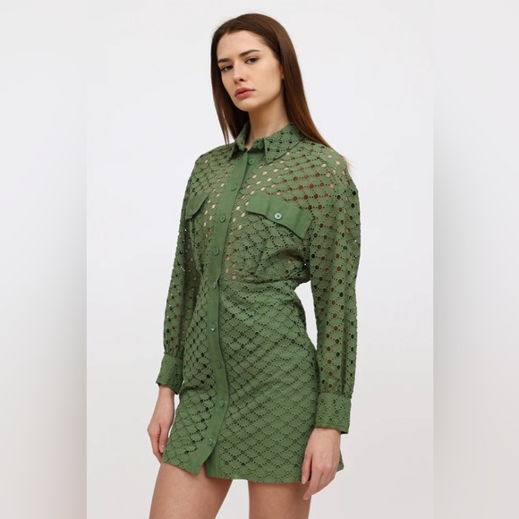 Sandro new with tags green dress, size US 6 (FR 38) - Picture 1 of 4